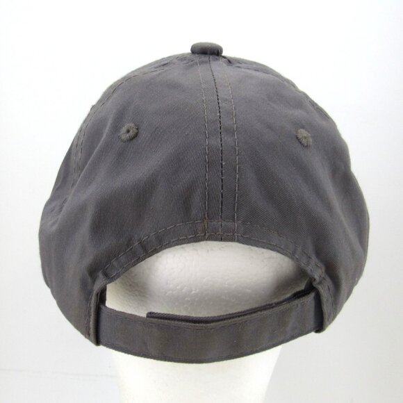 Ives Certified Trainer Forklifts, Scissor Lift Men's Gray Adj Strap Back Cap Hat - Picture 6 of 8